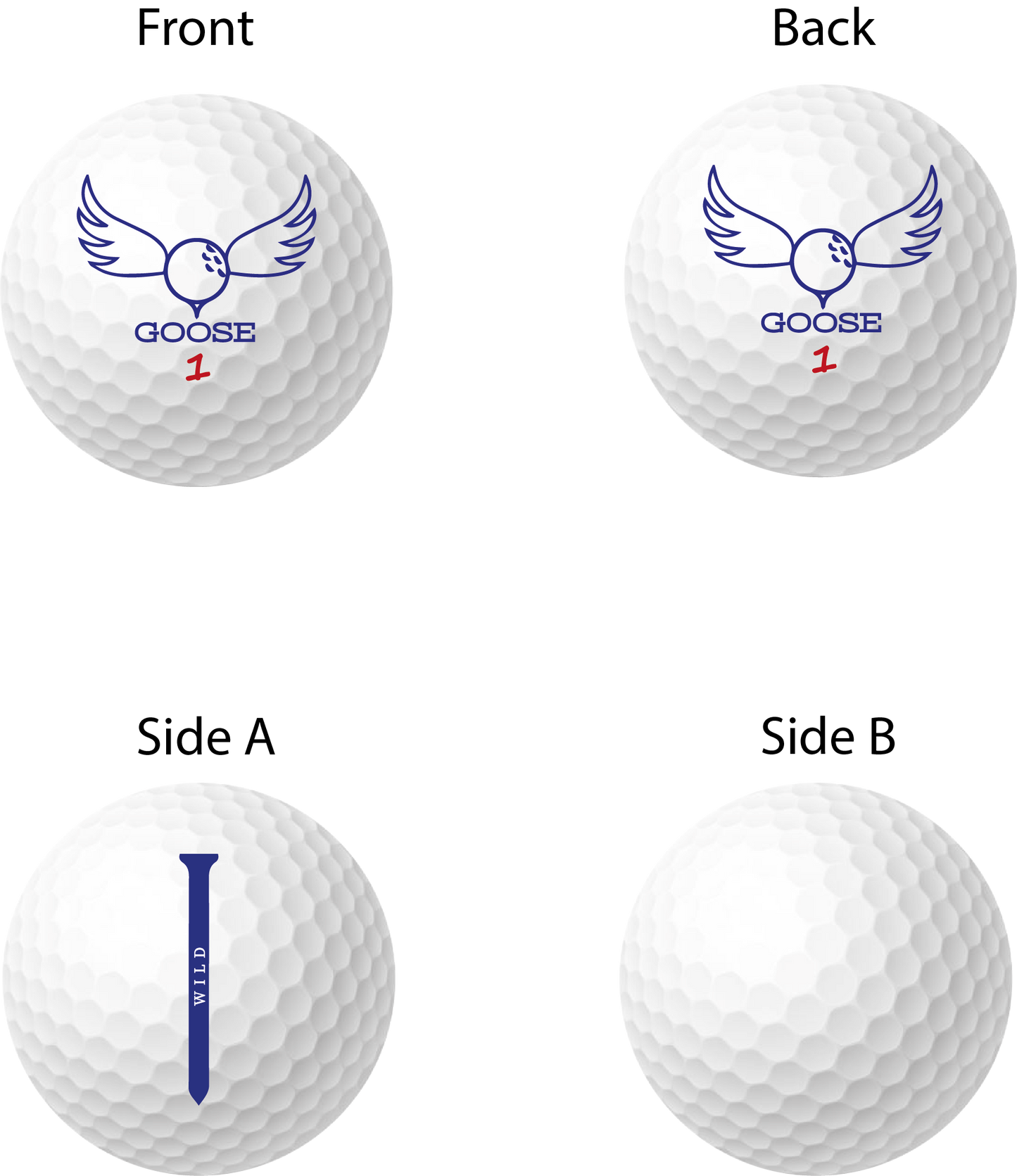 Wild Goose - Golf Balls (12)